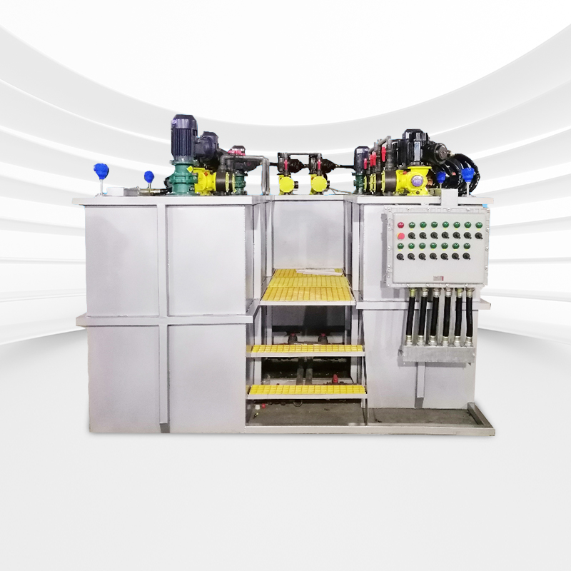 三槽式自动溶药装置